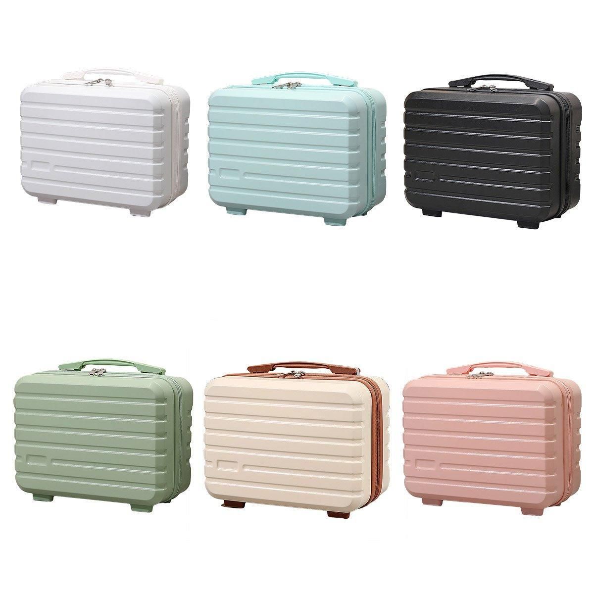 Portable 14 Inch Suitcase Mini Small Travel Storage Hand Gift Box - White — image 3