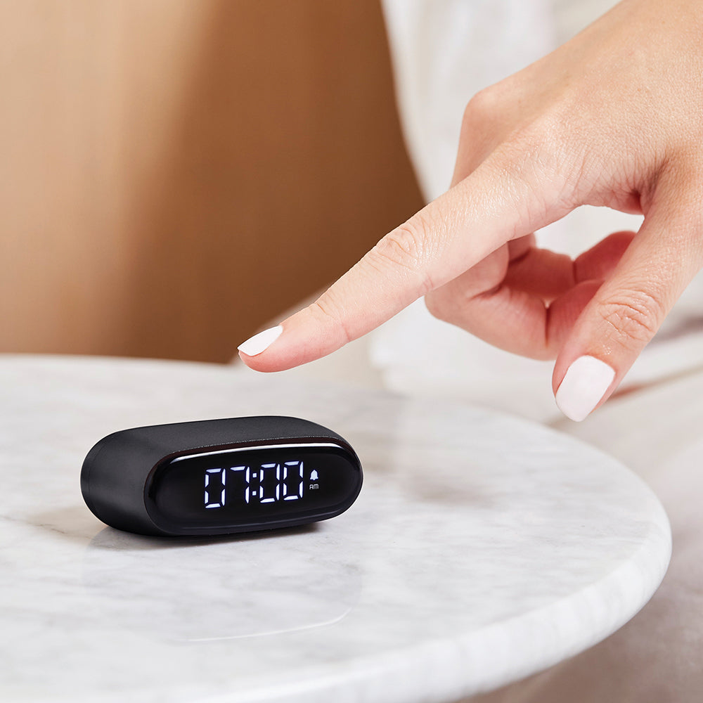 Lexon Minut Mini Alarm Clock - Black โ image 5