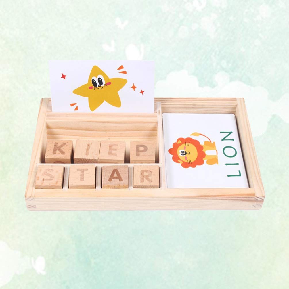 English Words Puzzle Educational Toy Kid Puzzle Toy Alphabet Jigsaw Puzzle Sorter English Cardboard Puzzle Alphabet Block — image 4