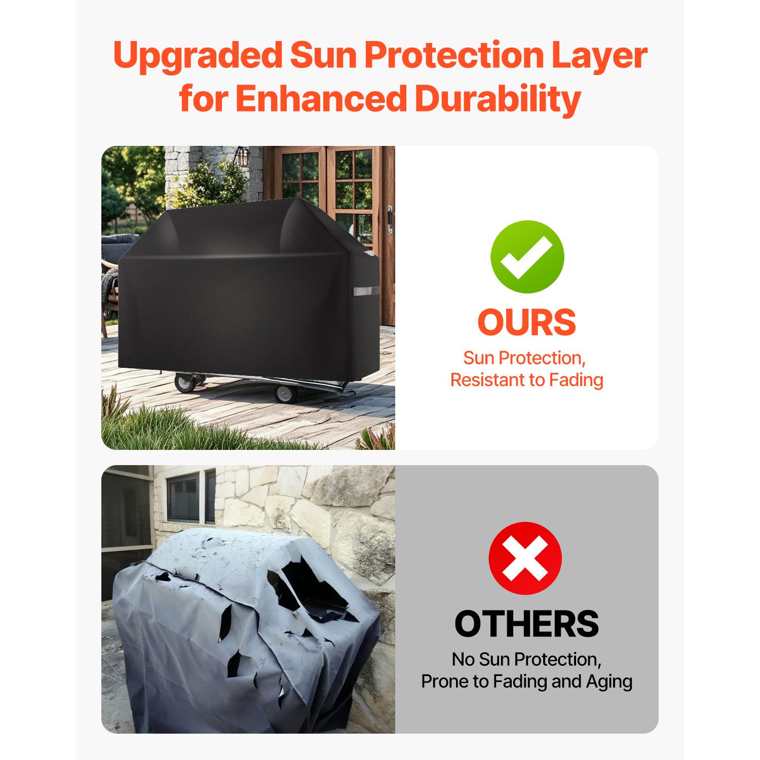 65 inch Grill Cover Heavy Duty BBQ Gas Grill Cover Outdoor Waterproof — image 6