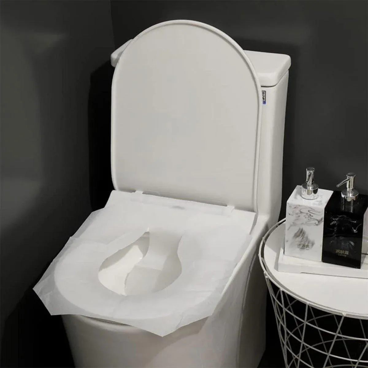 2PCS Travel Disposable Toilet Seat Covers Soluble Paper For Hotel Household Use โ image 4