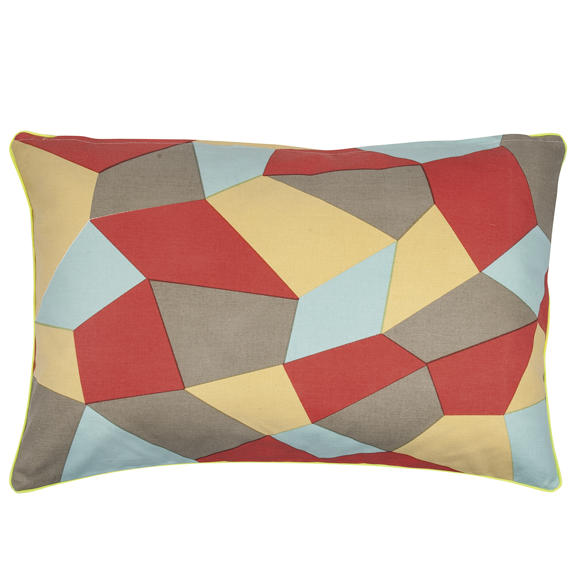 Pack of 4 Geo Beige Geometric Design 40 × 60cm Rectangle Cushion Covers — image 2
