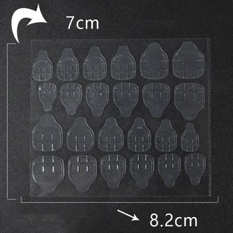 24-2400PCS Double Sided Adhesive Press On Nail Stickers Clear Tape Glue Tabs - 5PCS (120xNail Stickers) โ image 5