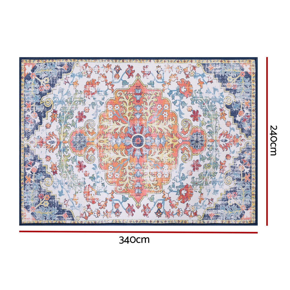 Artiss Floor Rug 240X340cm Large Washable Geometric Area Rug Modern Carpet Mat โ image 2