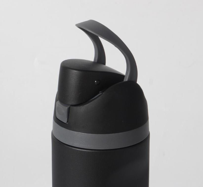 24oz White Large Thermal Water Bottle with Dual-Sipping Lid & Built-in Straw - Leak-Proof 304 Stainless Steel Outdoor Sports Flask — image 5