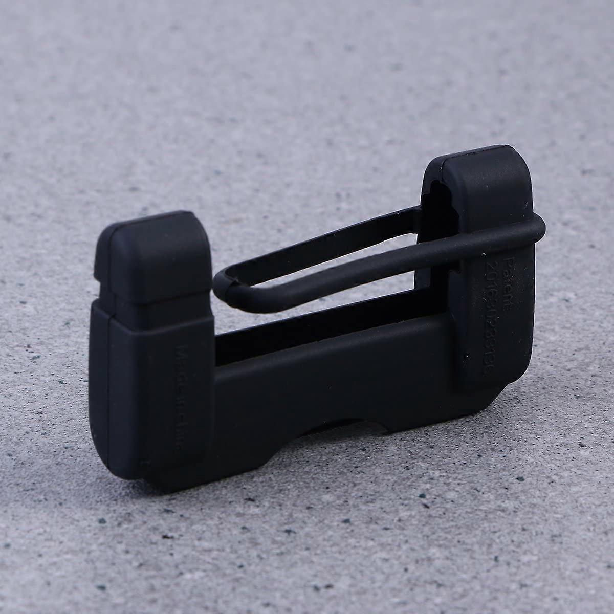Vehicle chair Belt Buckle Silicone Case Clip Case security Belt Accessory (Black) โ image 4