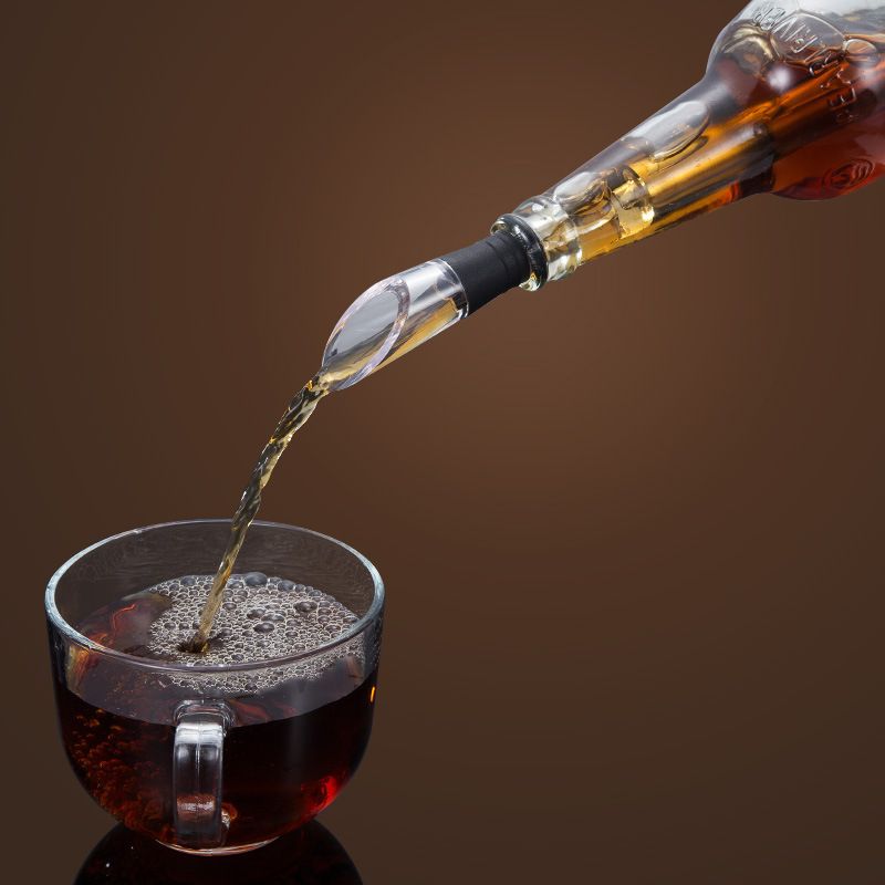Wine Chiller,3 in 1 Stainless Steel Wine Bottle Cooler Stick Chiller with Aerator and Pourer for Merlot Beer Whiskey Cocktails Grape — image 3