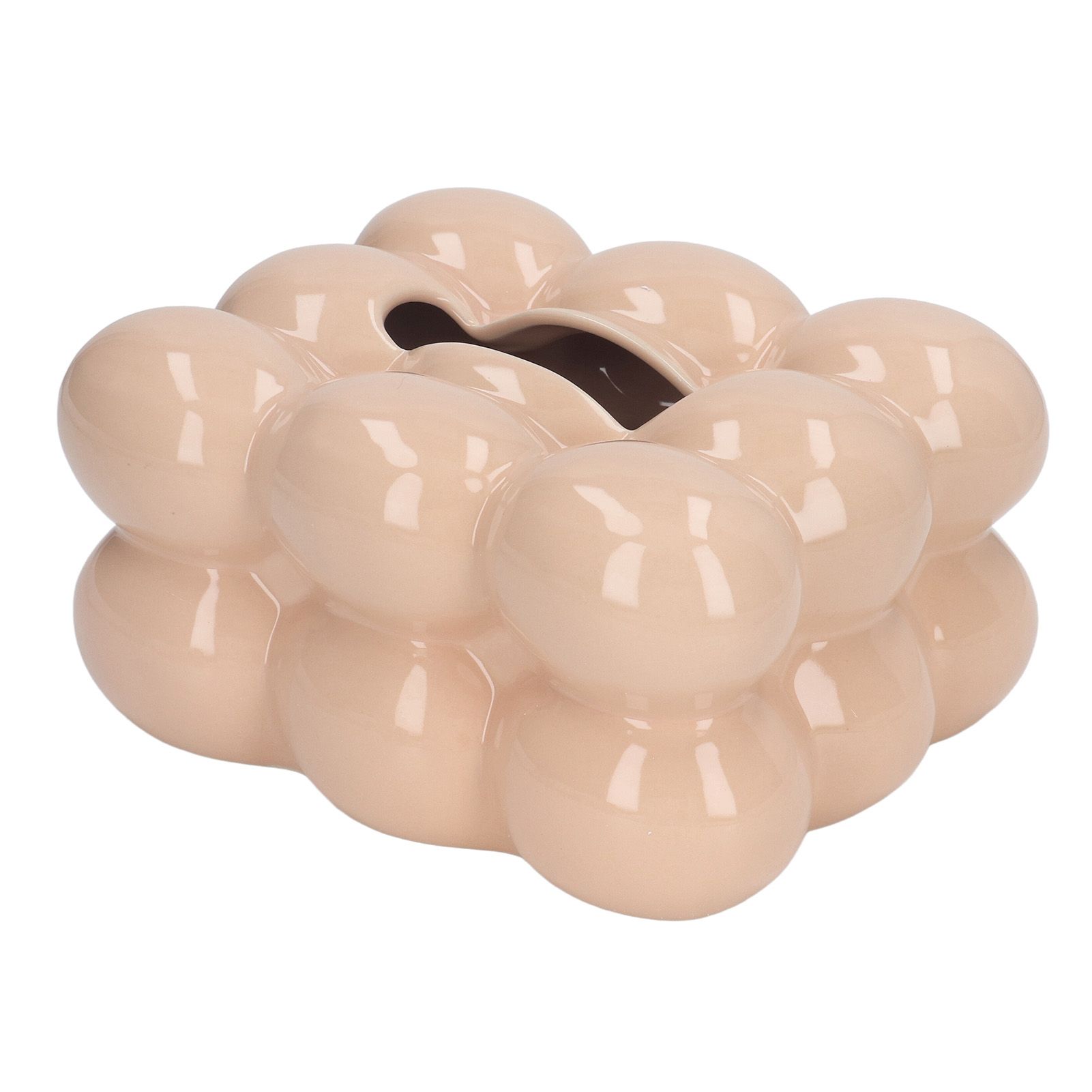 Electroplated Ceramic Tissue Box Case Holder Decorative Elegant Facial Tissue Napkin Dispenser Box Coffee Color โ image 4
