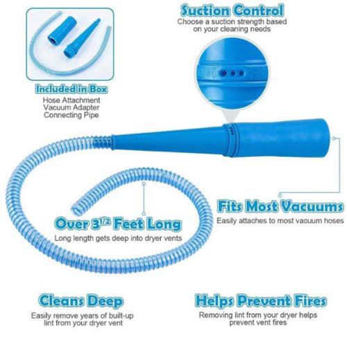 Dryer Vent Extension Pipe-Universal Cleaning Extension Hose Vacuum Cleaner Attachment Tube Dryer Washing Machine Connecting — image 3