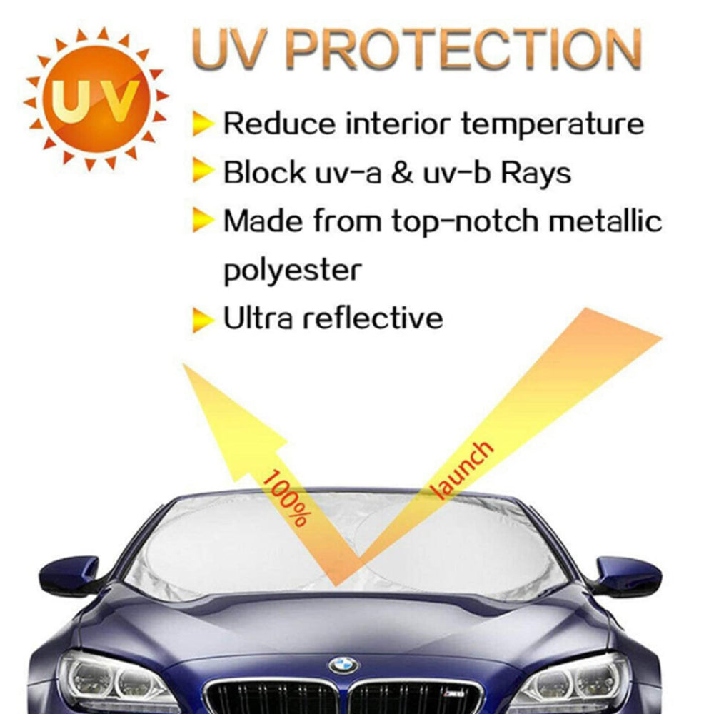 Set of 6 Auto Front Rear Windshield Side Window Sun Shade Car Visor Cover Block β image 2