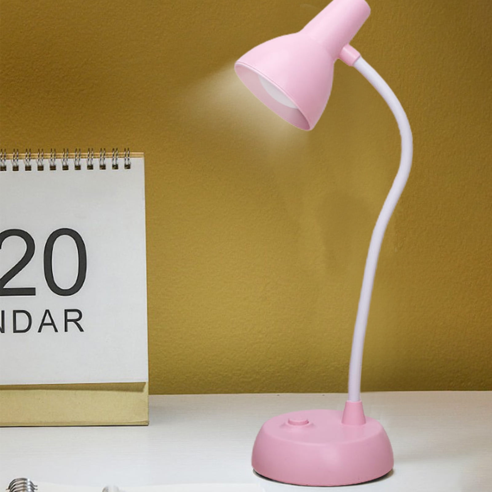 Cute Desk Lamp with USB Charging Port, Dimmable LED Reading Lamp, Flexible Gooseneck Auto Dimming Table Task Light, Bedside Reading Table Lamp, for Home Office โ image 4