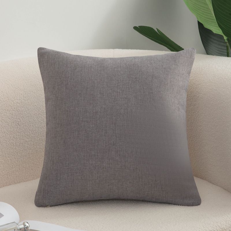 Shengdu Solid Color Polyester Pillow Case 40x40cm csmm medium gray 55*55cm single pillowcase