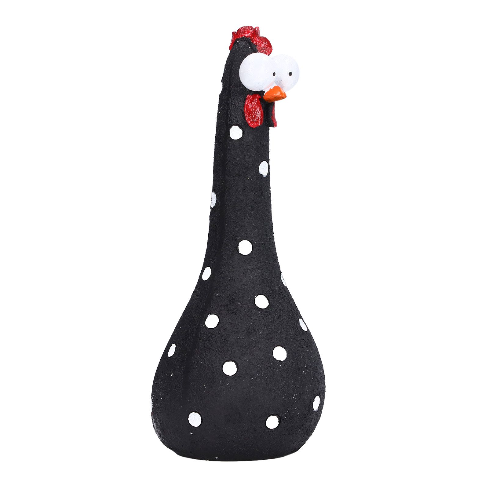 Chicken Statue Long Neck Microlandschaft Hand Crafted Resin Animal Garden Statues for Garden Yard Art DecorationBlack โ image 6