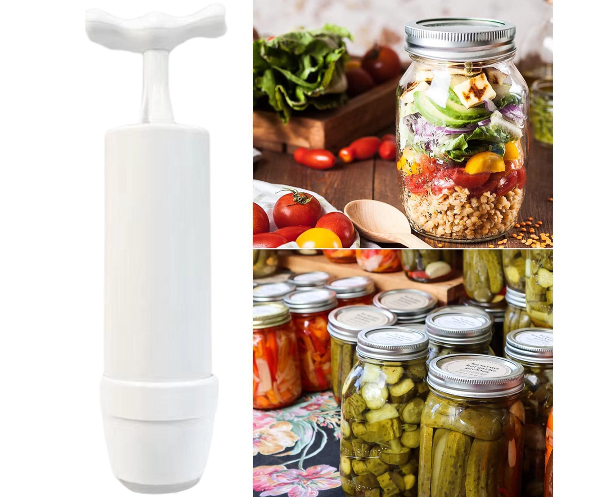 Food Storage Jar Sealing Machine - Manual Air Pump - White โ image 3