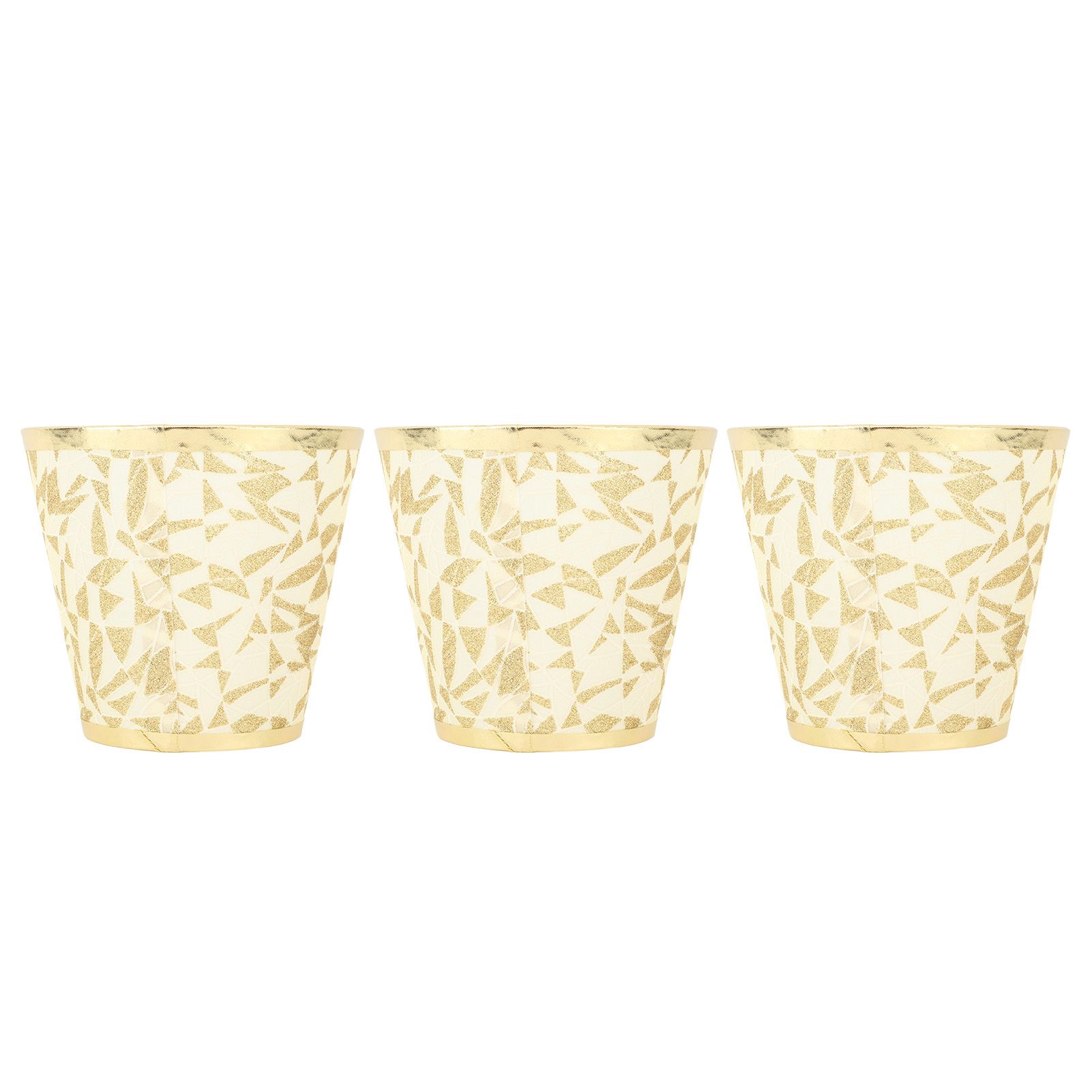 Cloth Lampshade Clip On Design Modern Barrel Fabric Lamp Shades for E14 Bulb Chandelier Wall Lamp 3pcs Gold โ image 6