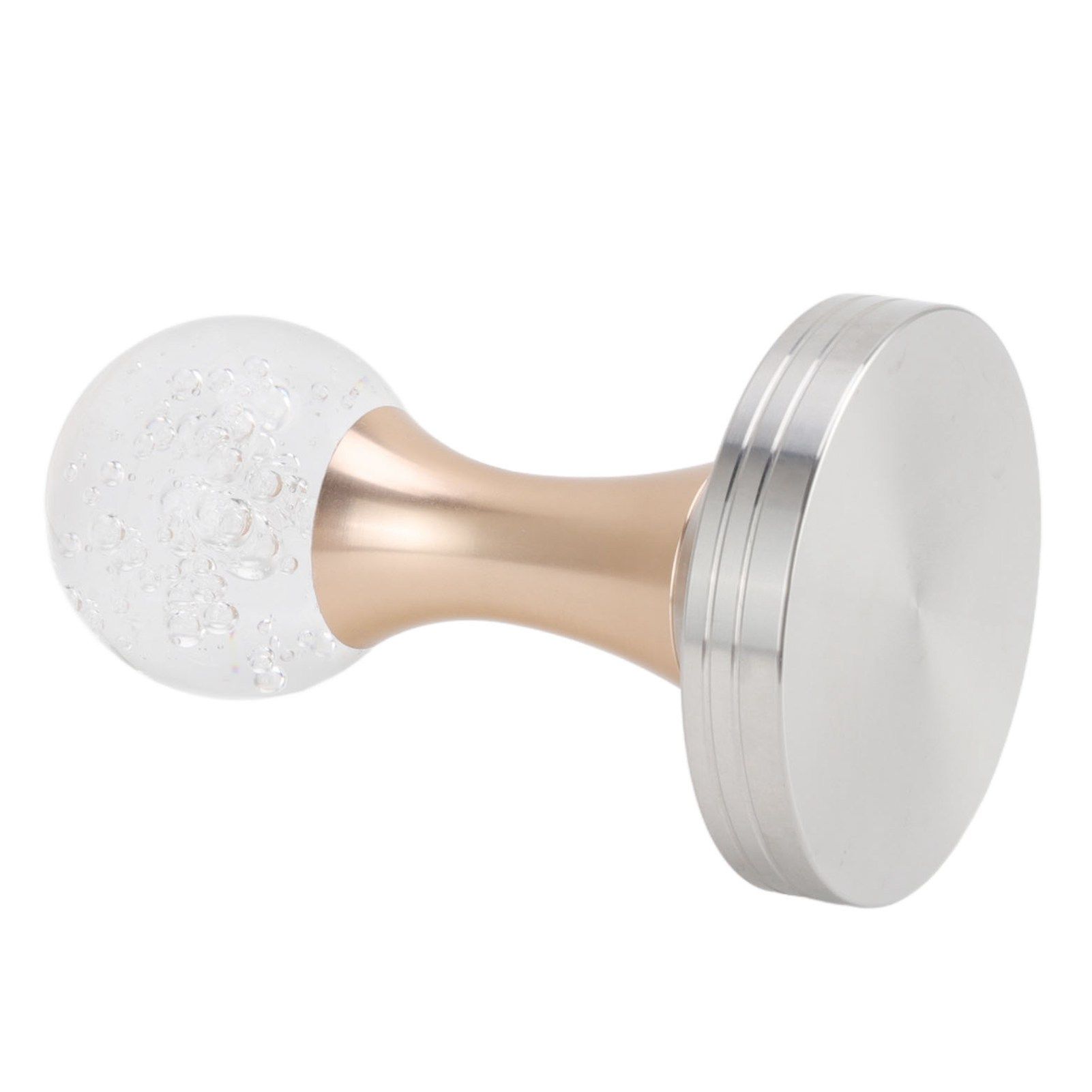 Crystal Ball Coffee Powder Tamper Stainless Steel Base Coffee Press Hammer for Kitchen Cafe Gold Pillar 53mm / 2.1in — image 5