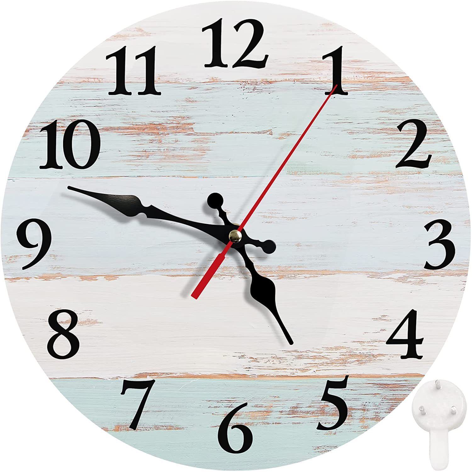 Wooden Wall Clock No.1, 10 Inch