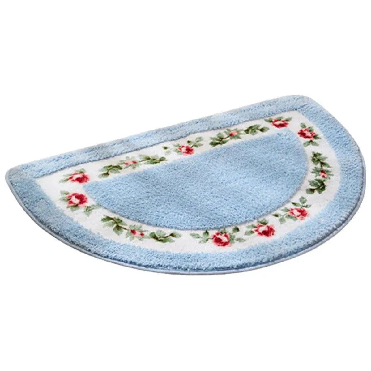 Non Slip Entry Mat Indoor Outdoor Mat Washable Foot Mat Foyer Bedroom - Blue