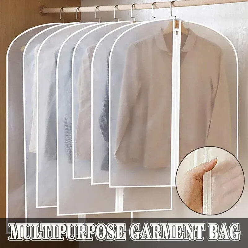 New Dustproof Storage Bag Garment Dress Cover Suit Clothes Coat Jacket Protector — image 2