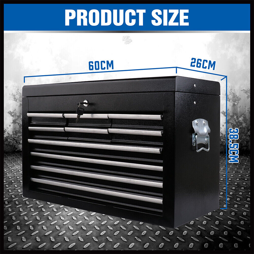 HORUSDY 10-Drawer Tool Box Chest Toolbox Lockable Drawer Cabinet Garage Storage — image 4