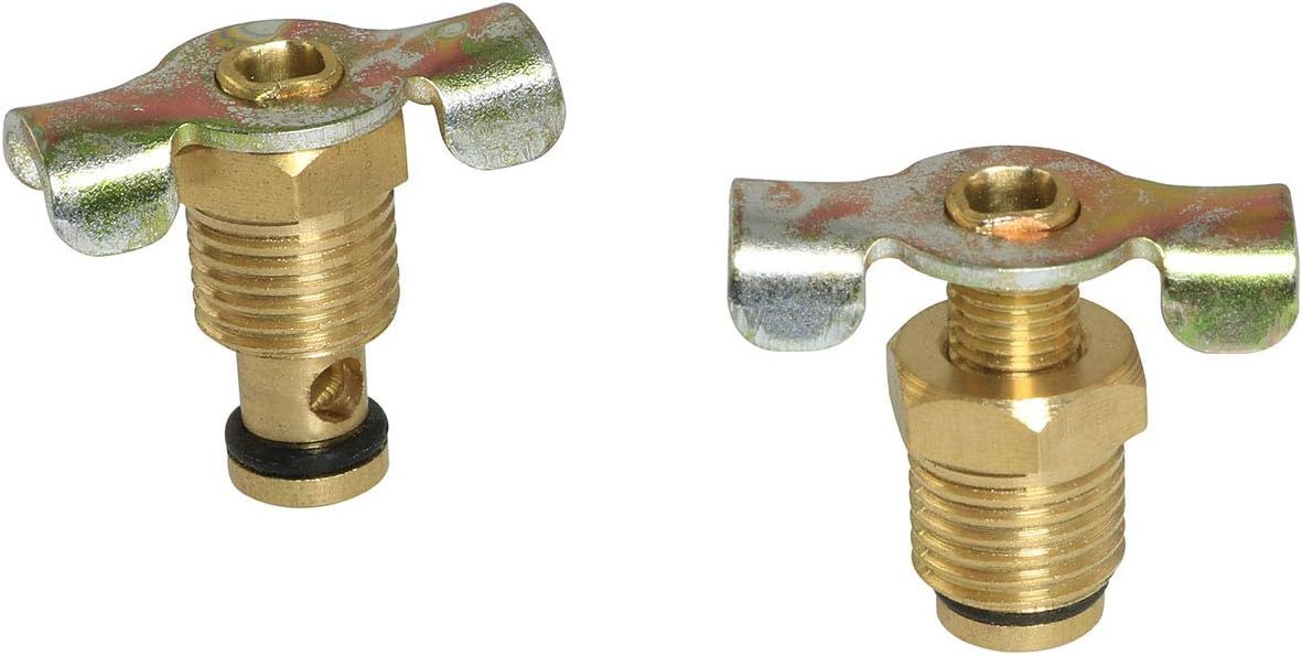 2PCS 1/4 Brass Air Hose Fitting Air Compressor Blowdown Valve NPT Male External Drain Cock Drain Switch With Handle โ image 4