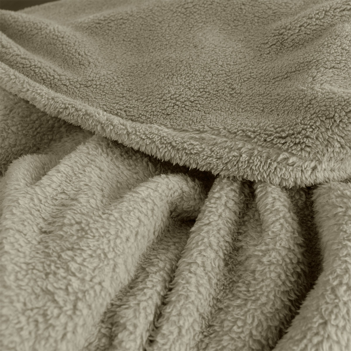 Ardor Teddy Natural Ultra Soft Cozy Fleece Blanket Queen โ image 4