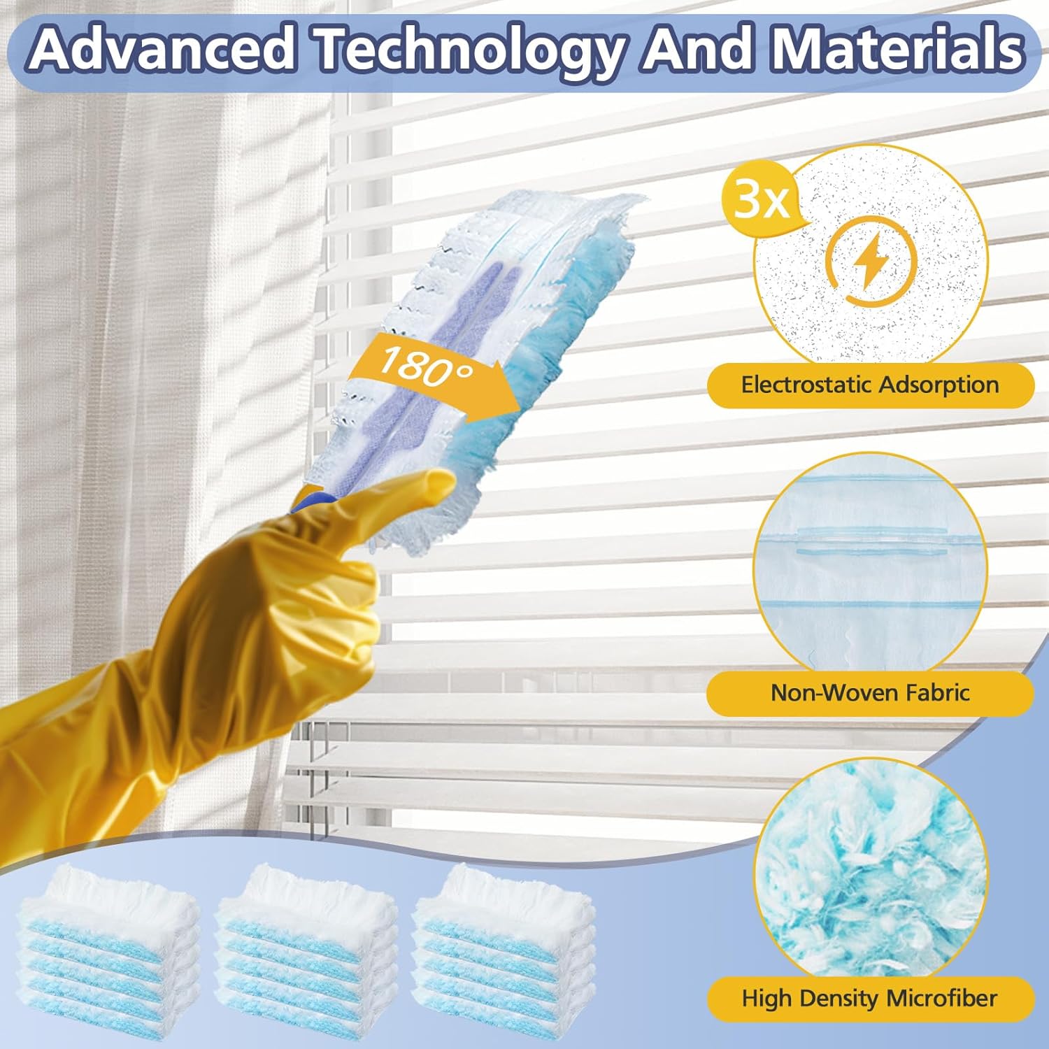 Duster Refills for Swiffer Dusters, 35 Count Disposable Duster Refill Heavy Duty Dusters Refills Replacement Head — image 2