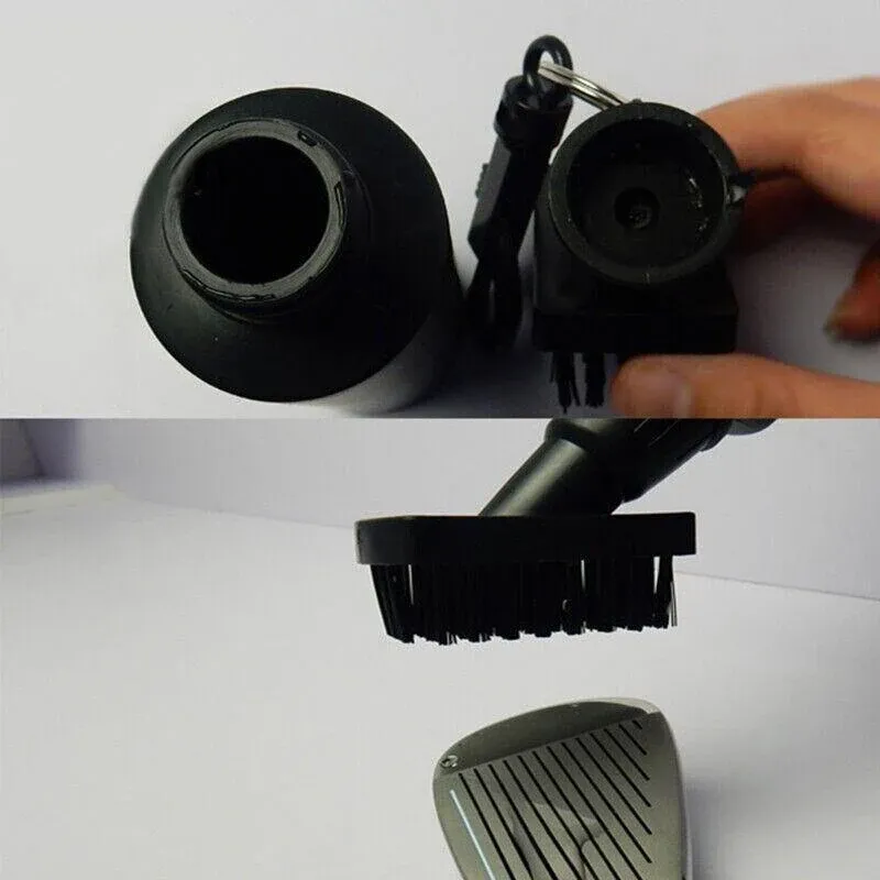 1PC Golf Club Cleaning Brush Reel Groove Cleaner With Extrusion Water Bottle — image 3