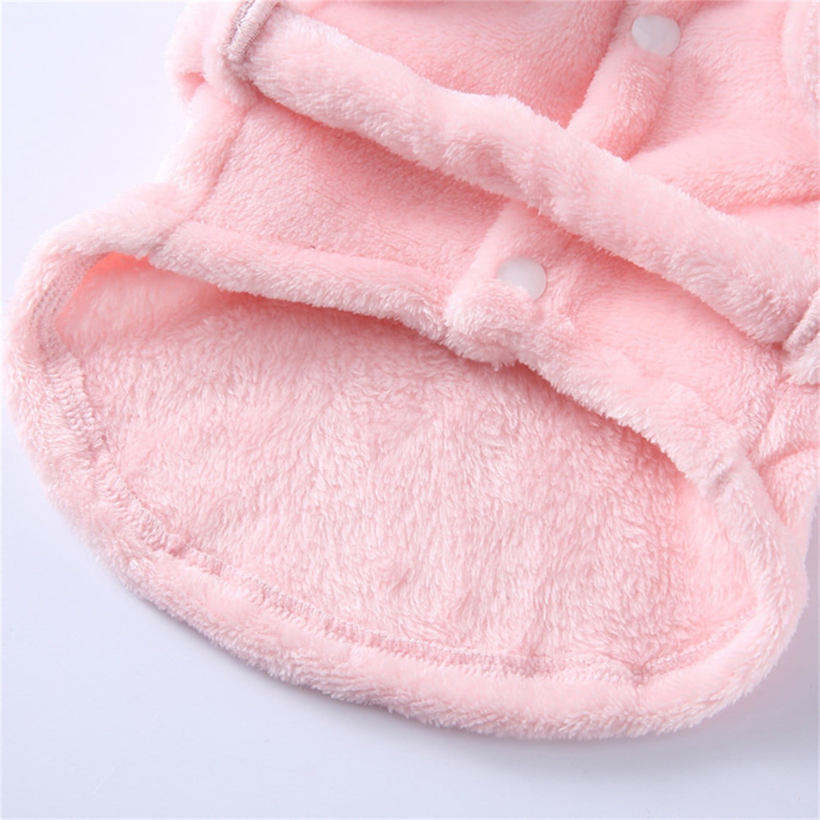 Pet Bathrobes, Pajamas ! Dog Cat Bathrobe Pet Clothes Hotel Bath Towel Pet Bathrobe Nightgown Pajamas (Army Green, L) S Pink — image 6