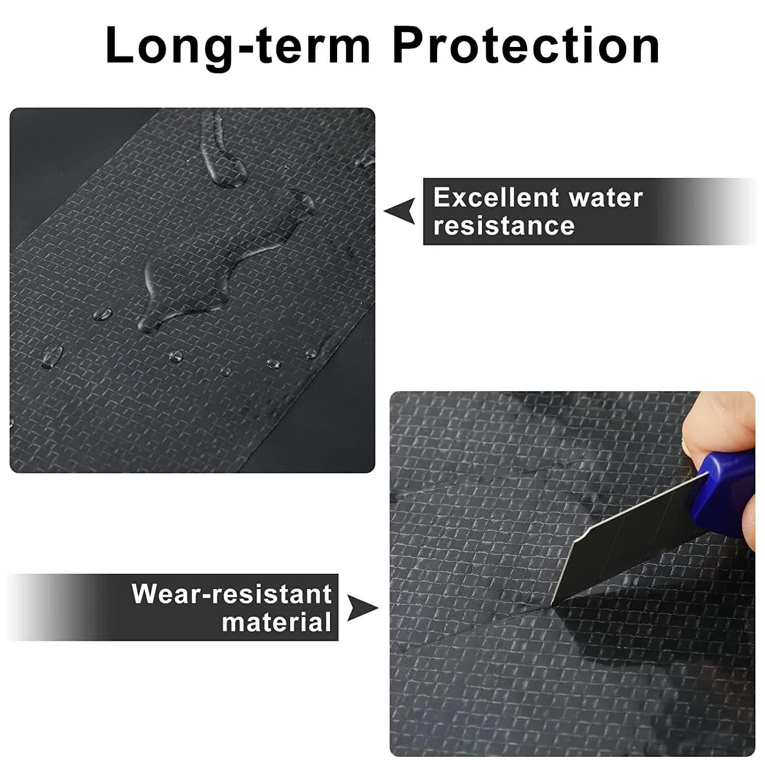RV Underbelly Tape RV Underbelly Material Corrugated Waterproof Flex Mend Belly Tape Thick Adhesive Patch Sealing Mobile Home Camper Travel Trailer Tear — image 4