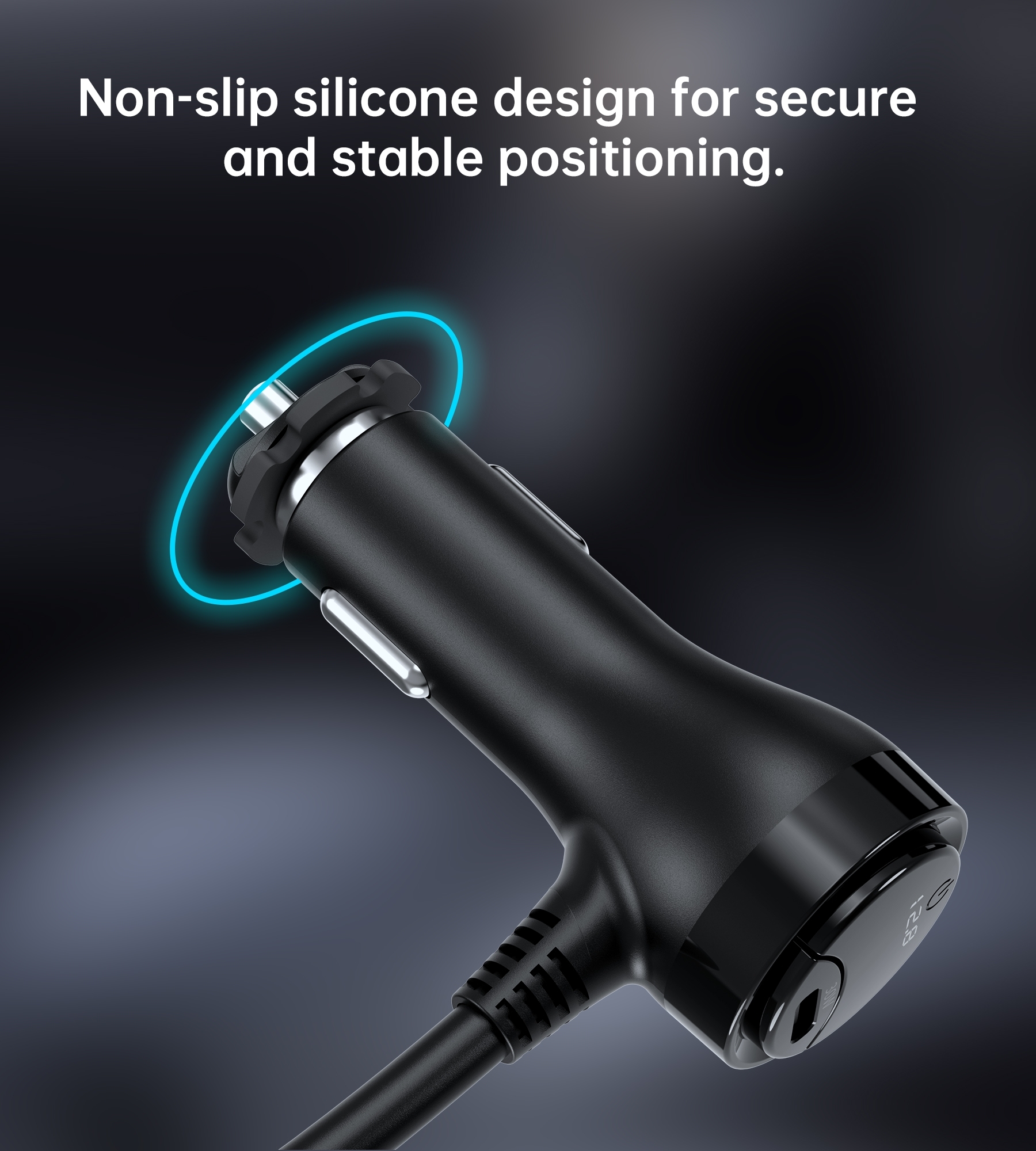 CHOETECH TC0021 3 Sockets 2C+1A Cigarette Lighter Splitter Black โ image 3