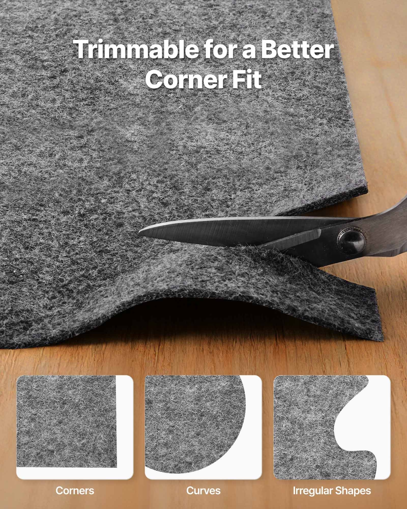 Rug Pad 2.44 × 1.52 m, Non-slip Carpet Area Pad, Finishes, Keeps Carpets in Place — image 5