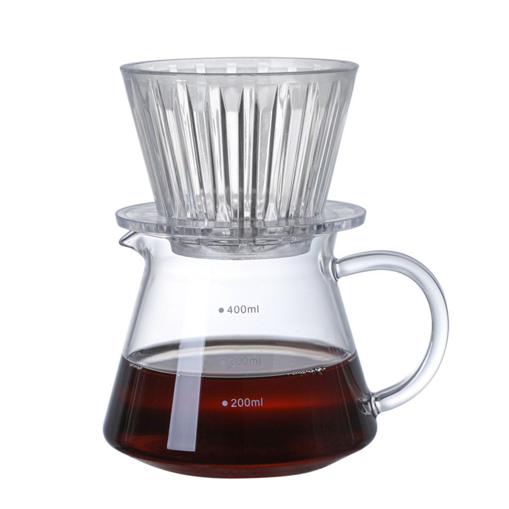 Coffee Dripper, Slow Brewing Coffee Pour Over for Cafe, Travel, Home&Offices, Single Cup Coffee Pour Over (Transparent)Excluding pots โ image 5