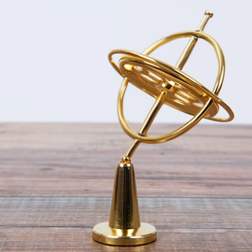 Mini Metal Self-Balancing Finger Gyroscope Anti Gravity Colorful Metal Gyro, Stress Relief Fingertip Toy β image 2