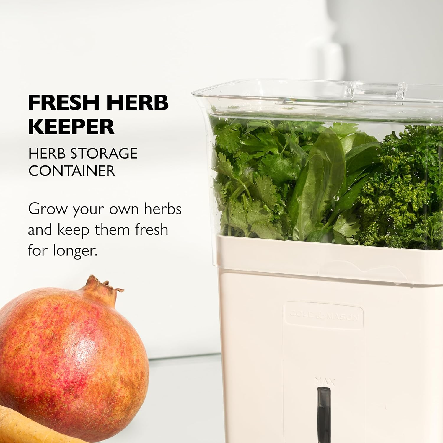 Fresh Herb Keeper - Acrylic Storage Container for Refrigerator - Storage for Herbs & Vegetables for Fridge - Fresh Herb Keeper โ image 2