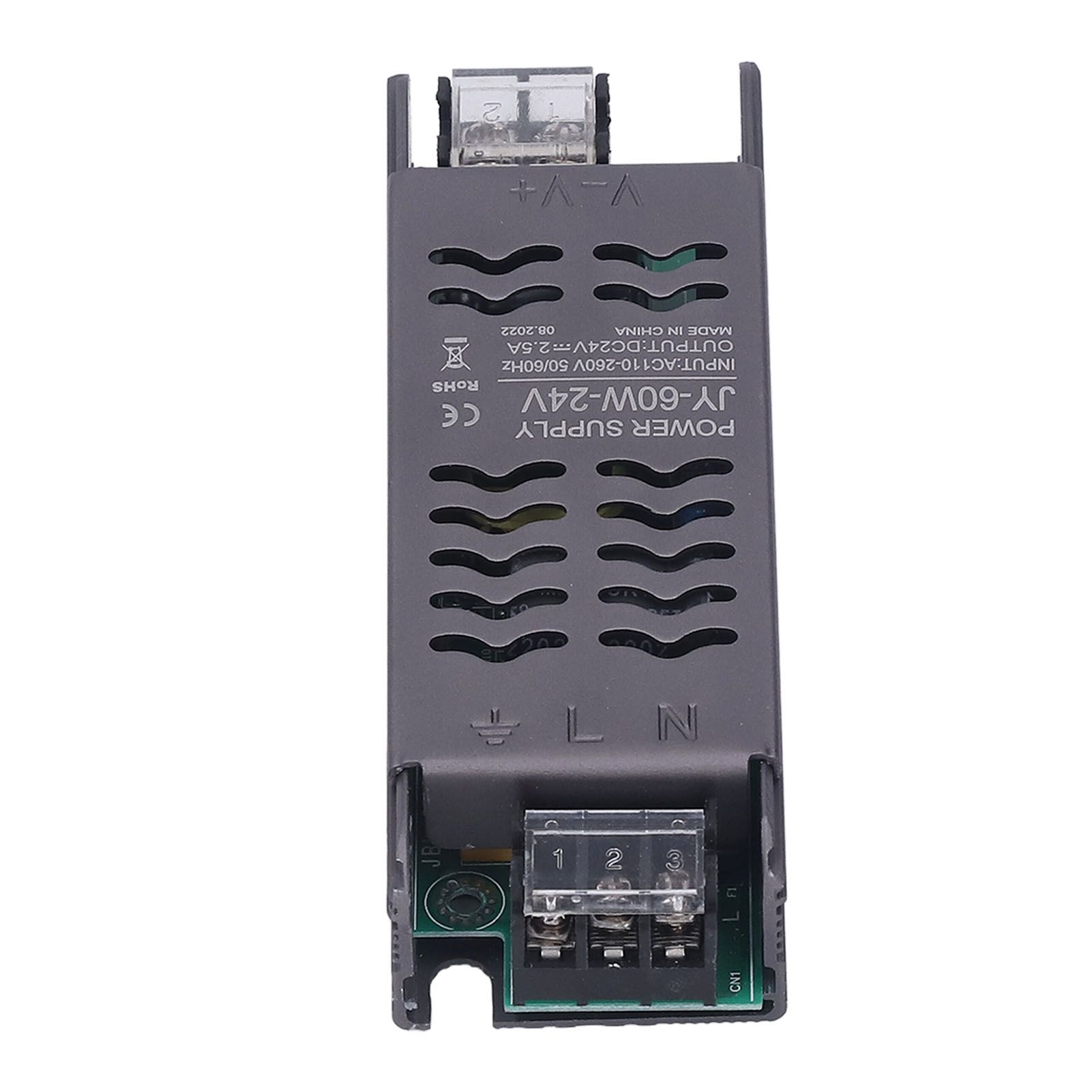 24V Power Supply 60W DC24V IP20 AC110 to 260V to 24V Copper Aluminum Alloy Hollow Design LED Transformer โ image 3