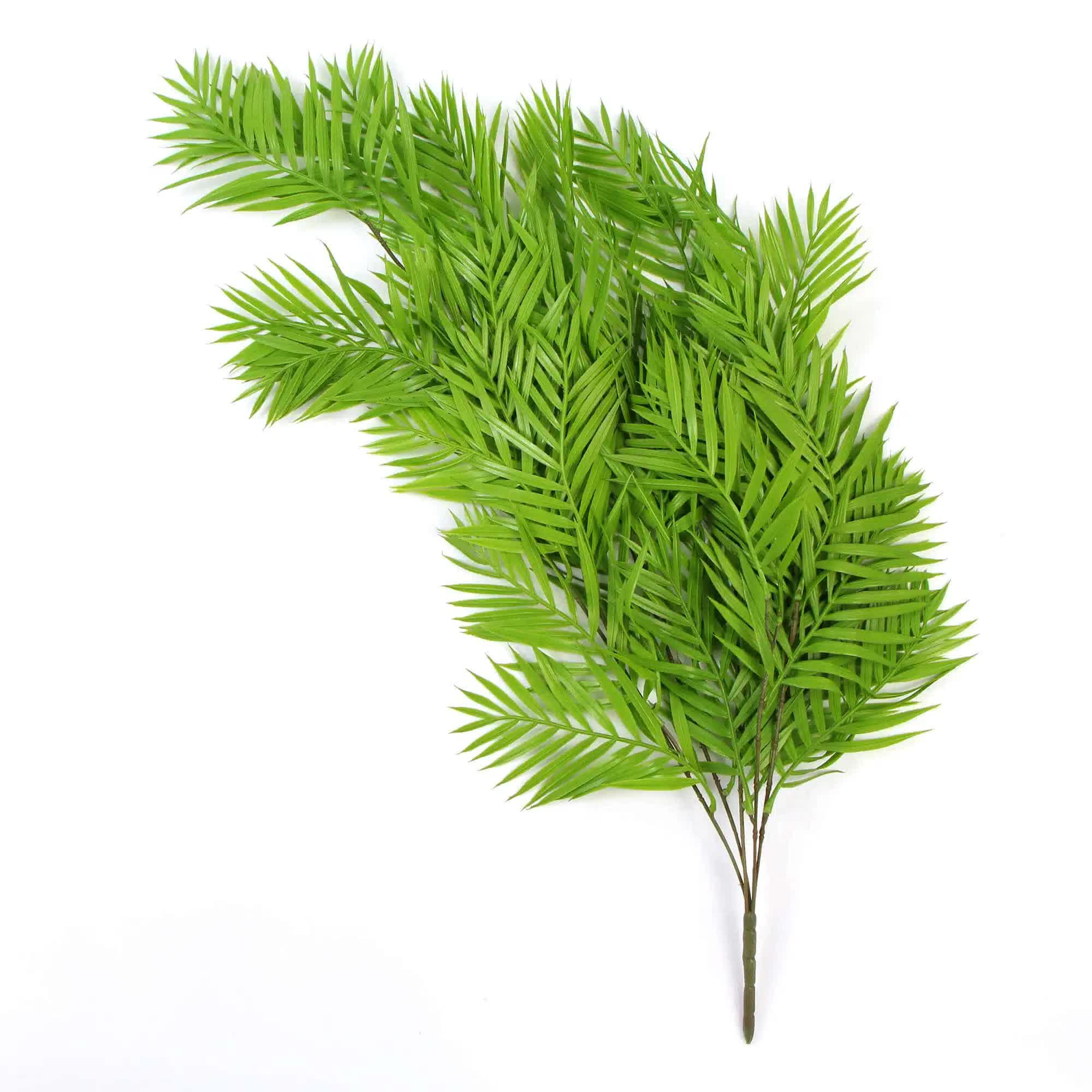Hanging Fresh Green Bamboo Leaf Fern UV Resistant 80cm โ image 3