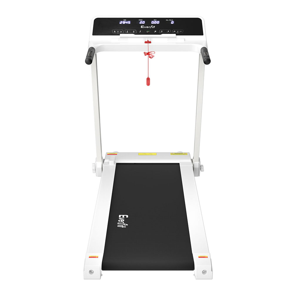 Everfit Treadmill Electric Home Gym Fitness Exercise Knob Foldable 420mm White โ image 3