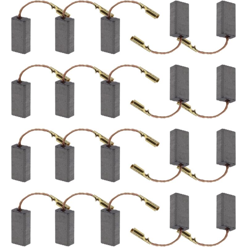 Carbon Brushes for Bosch Angle Grinder 15 × 8 × 5mm 20pcs Replacement Compatible Power Tool Repair Parts — image 4