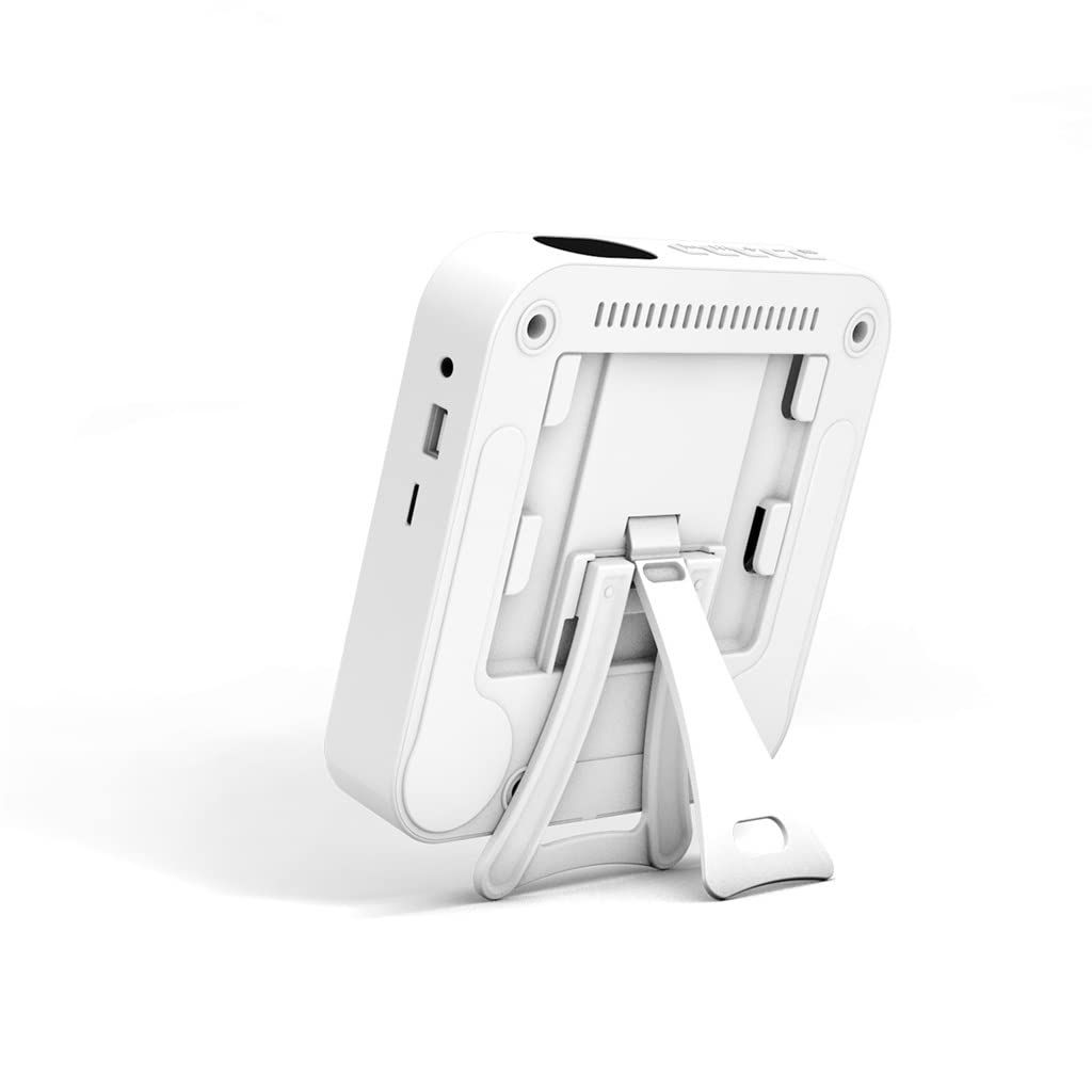 (white)Bluetooth Portable Home CD Music Player with Remote Control, Timer, Built-in Speakers and LED Display - FM Radio — image 4