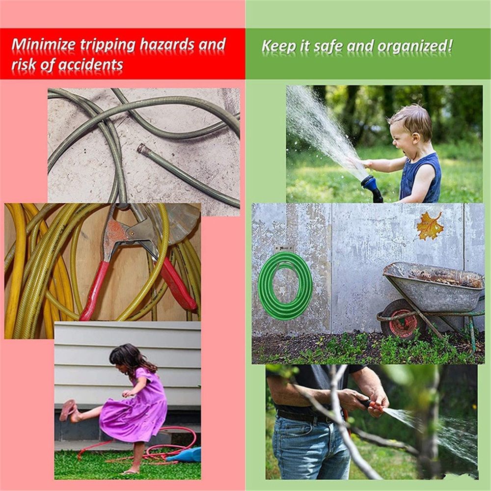 Garden Hose Holder Stainless Steel Small Wall Mount Garden Hose Hook, Ideal for Water, Air, Hydraulic Hose, Ropes, Extension Cords Heavy Duty & Rust Proof — image 5
