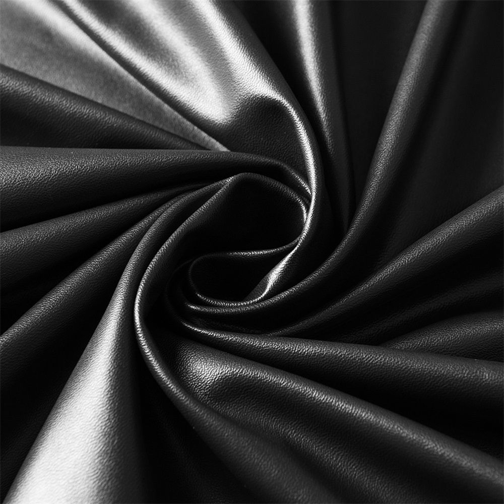 Waterproof Stretch Bed Headboard Cover Wipeable Headboard Slipcover Dustproof Bed Head Cover for Bedroom (Black,150CM*70CM) — image 3