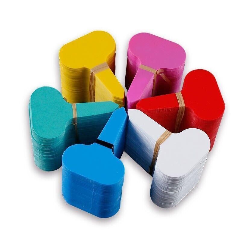 T Plant Labels 50-100Pcs 6 Colours Garden Stakes Markers Tags Nursery Seedling - Green — image 6