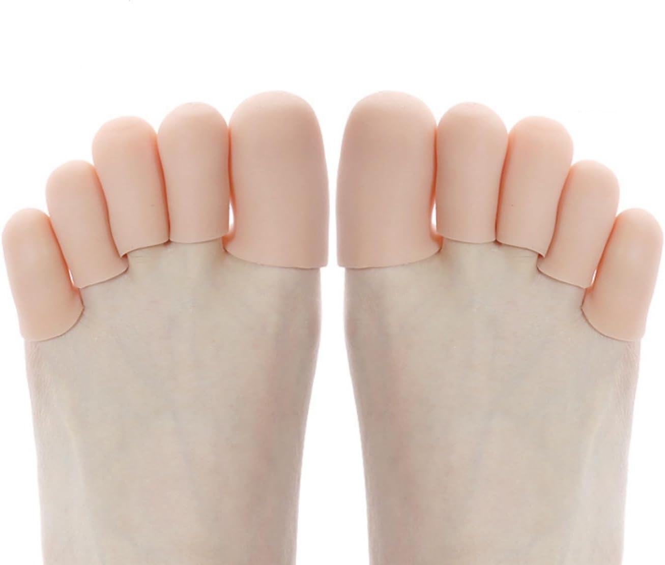 12 Pack Gel Toe Cap and Protector - Cushions and Protects to Provide Relief from Missing or Ingrown Toenails, Corns, Blisters, Hammer Toes — image 3