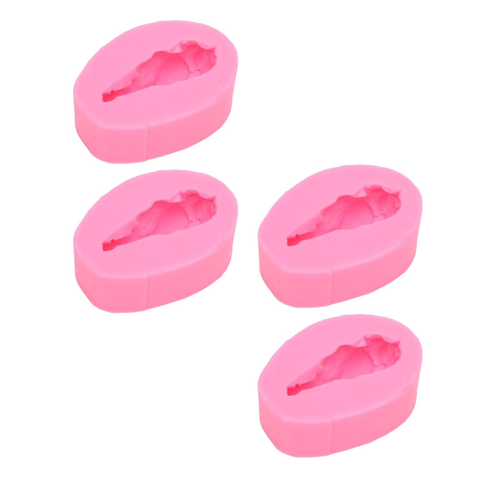 4 Pcs Silicone Mold Drumstick Shape Fondant Silicone Mold Chocolate Cake Decorating Mold DIY Pastry Baking Mold — image 3
