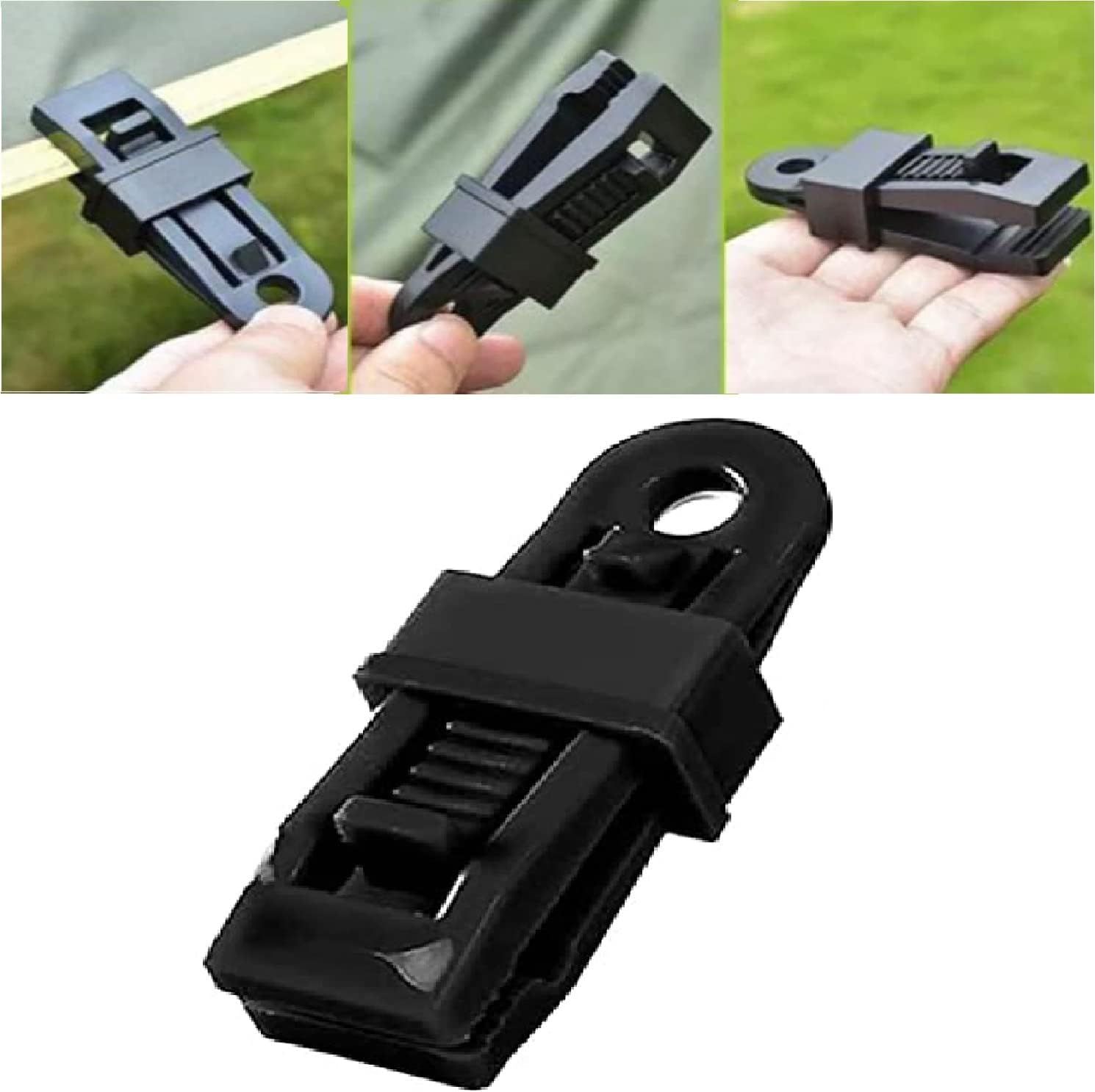 10PCS Heavy Duty Lock Grip,Tarp Clamps for Cover Awnings, Outdoor Camping, Caravan Canopies, Car Covers … — image 2