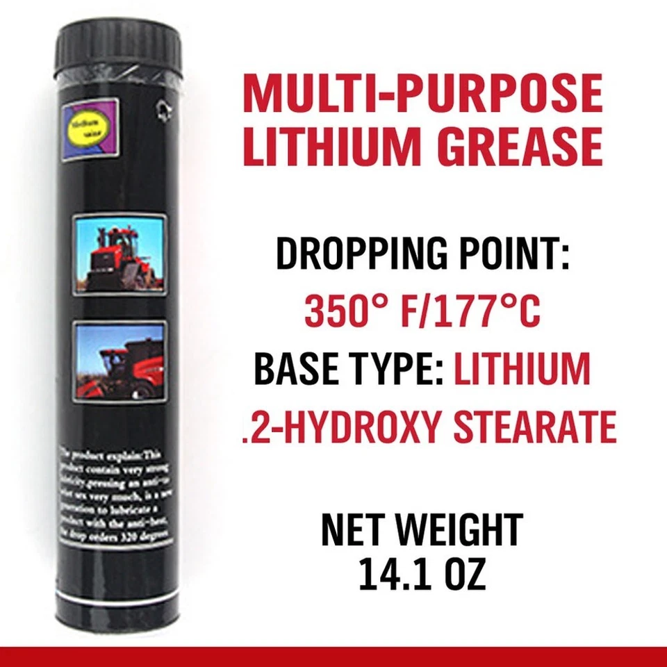400g Grease Cartridge Heavy Duty 14.1oz Multi Purpose Industrial Home Garage — image 3