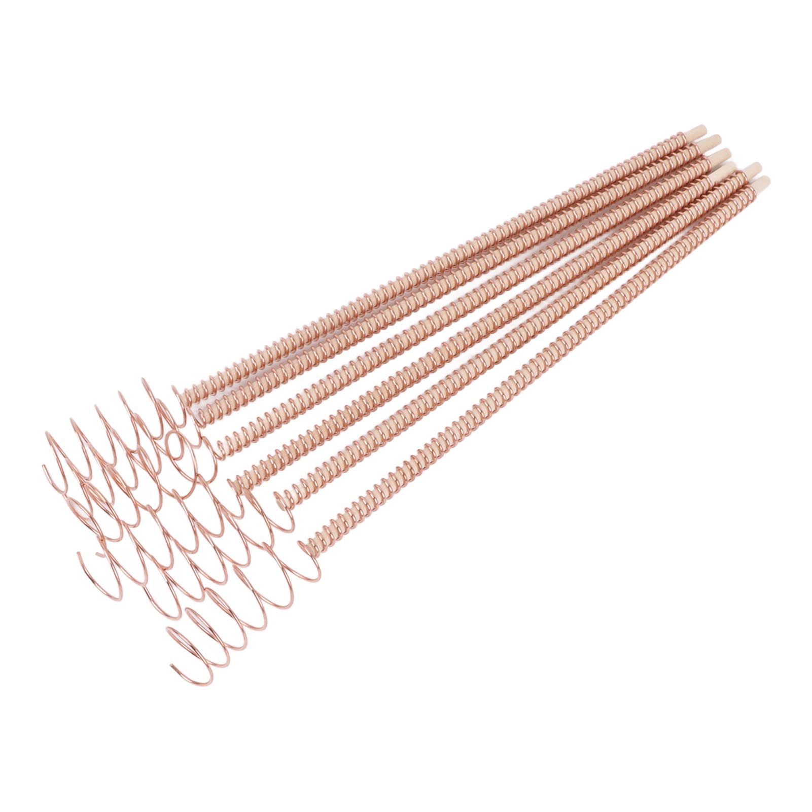 6PCS Electroculture Plant Stakes 12 Inch Natural Wood Stake Wrapped with Pure Copper Coil Gardening Antennas for Growing Garden Plants Vegetables — image 2