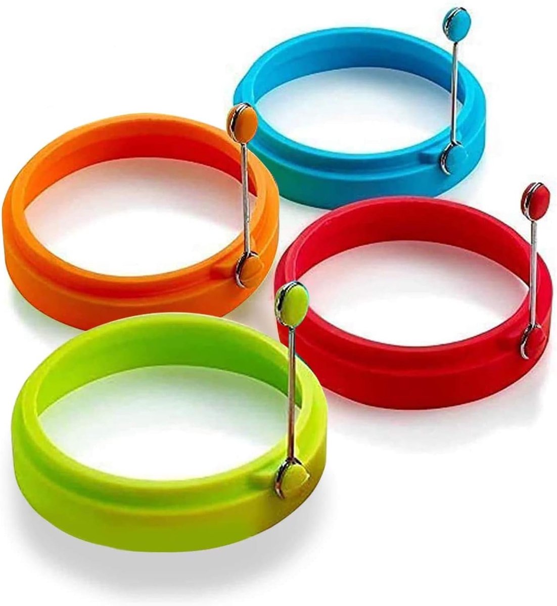 4 Silicone Egg Frying Pans - Non-stick - FDA Certified - For Eggs & Pancakes — image 2