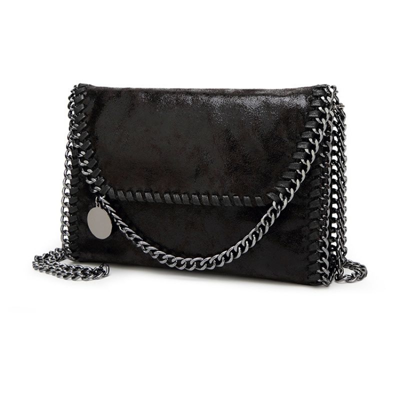 Crossbody Bags for Women Designer Handbags for Women Black Clutch Chain Crossbody Purse Women's Shoulder Handbags(Black) — image 3